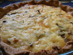 chicken and rosemary quiche